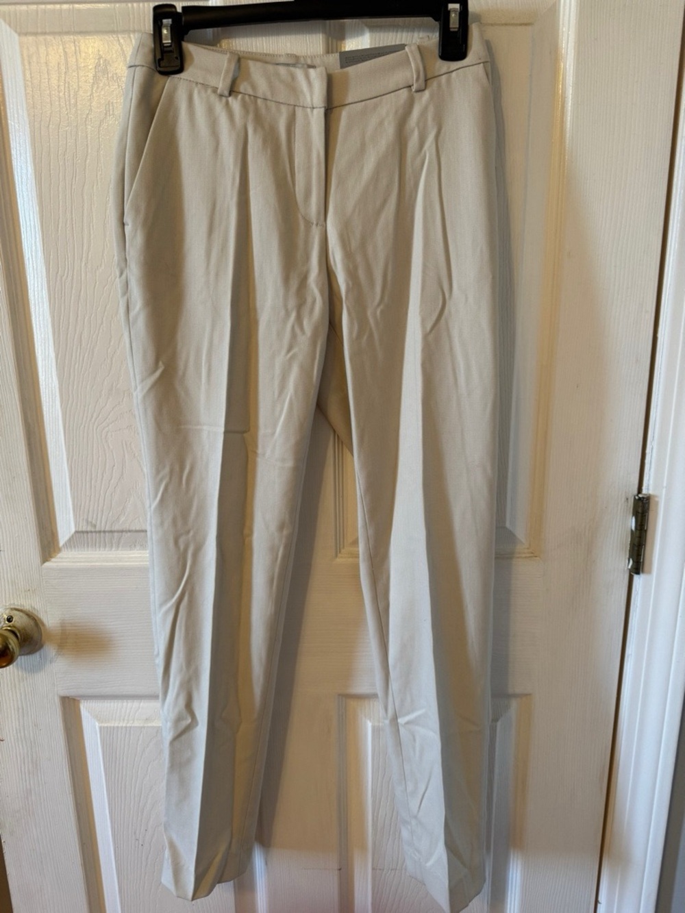H&M Women's Light Beige/Taupe Tailored Dress Trousers